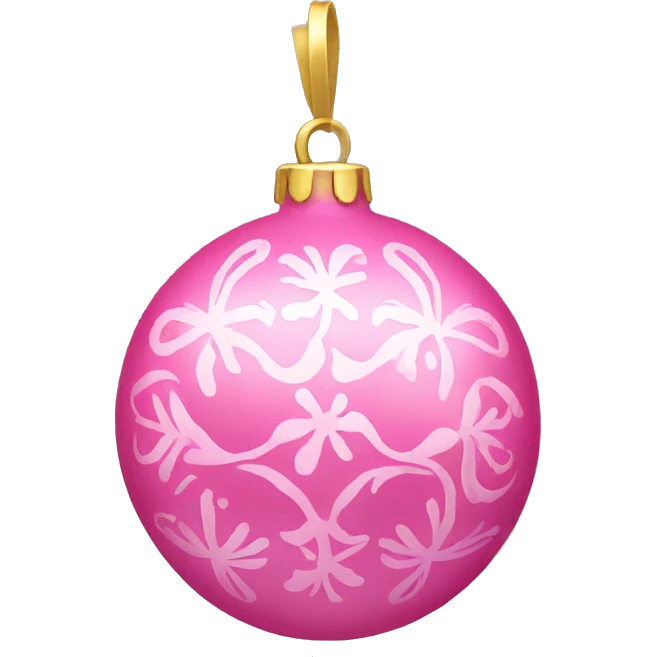 Pink ornaments  emoji
