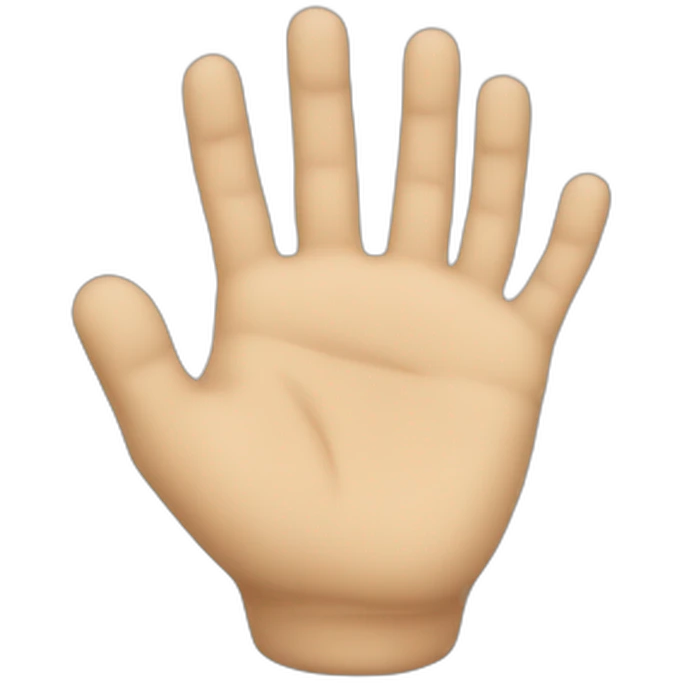 Hand beee emoji