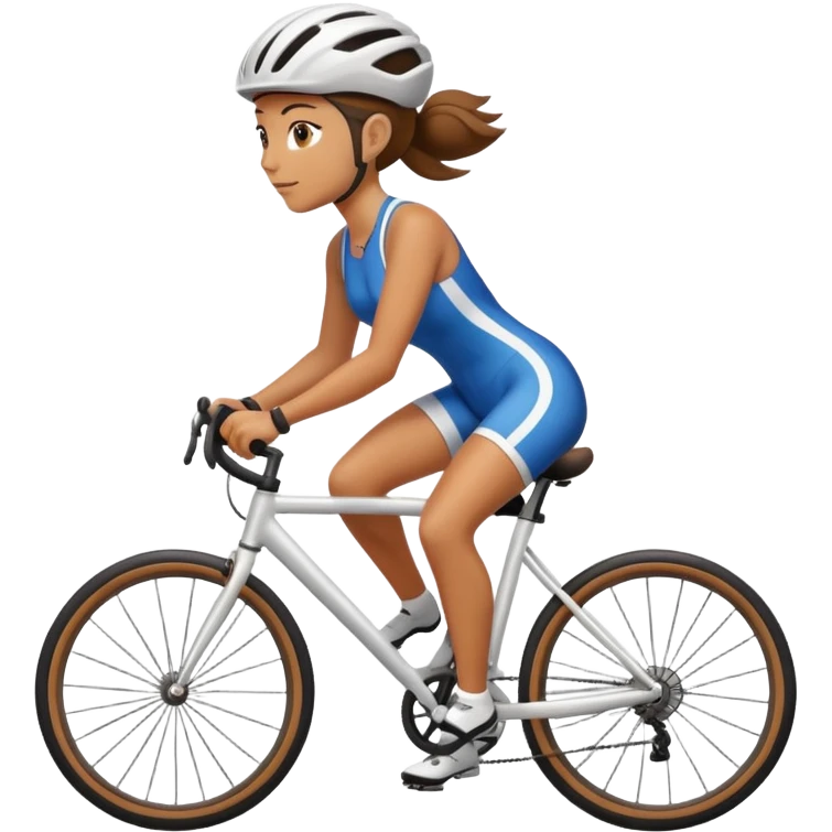 female cycling emoji