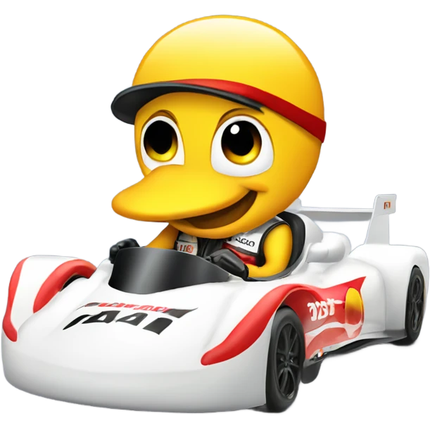 Pato Oward racing car emoji