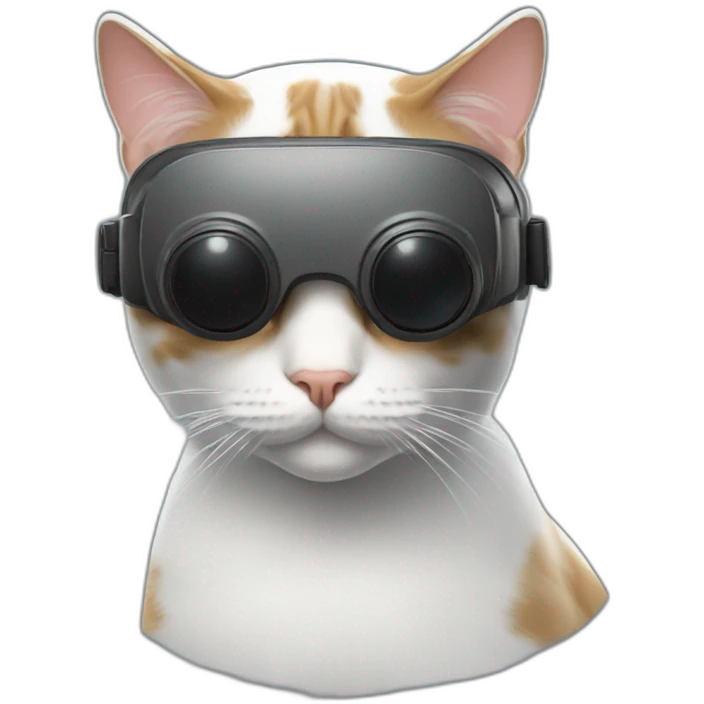 cat in vr headset emoji