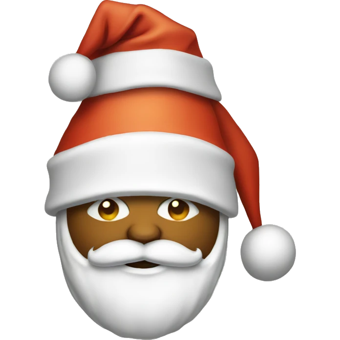 Basketball Santa hat emoji