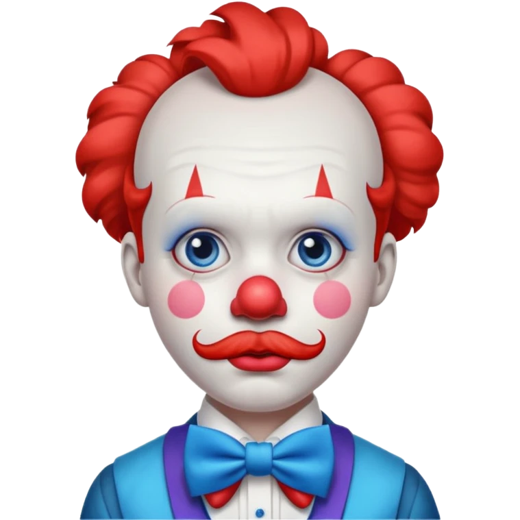 Sad clown emoji