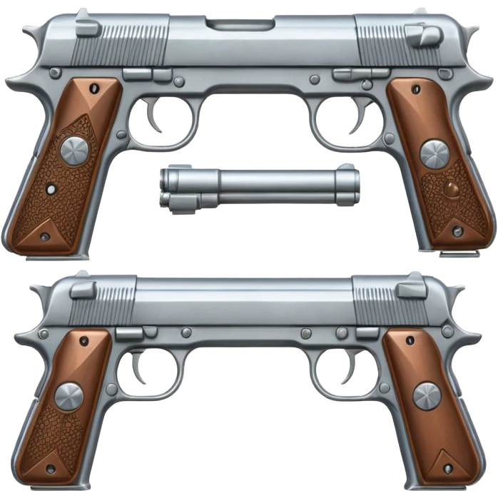 4 pistols emoji