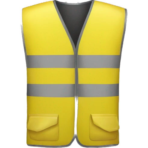 yellow construction vest emoji