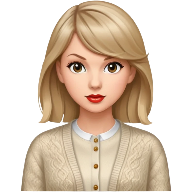 Taylor Swift Cardigan emoji