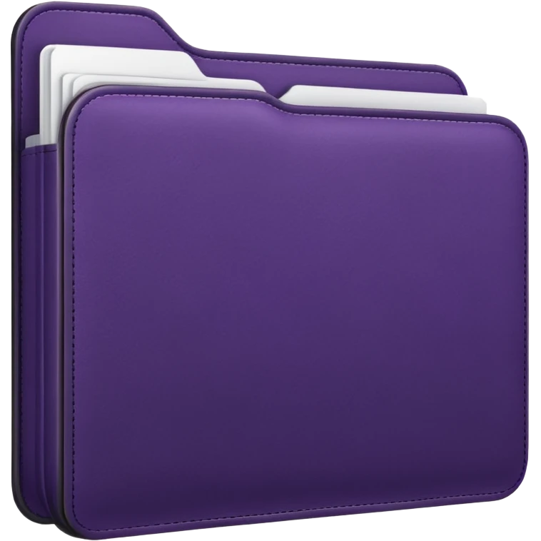 dark purple folder emoji