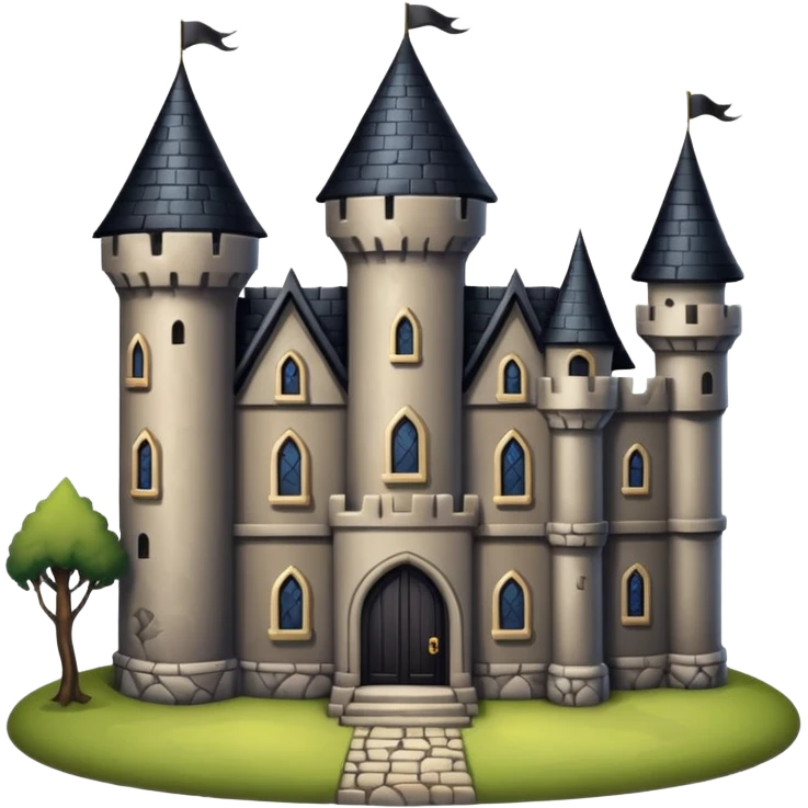 Дом с замком emoji