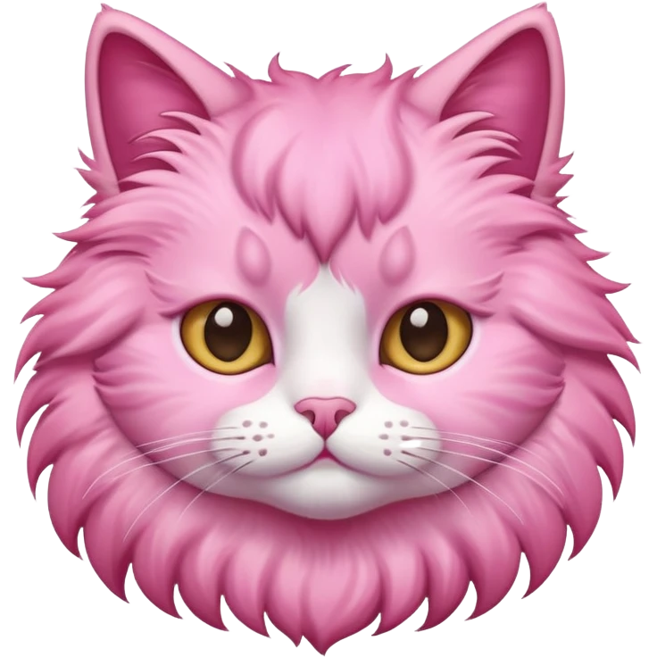 pink beautiful cat emoji