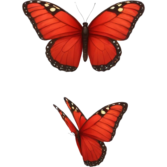 Red Butterfly emoji