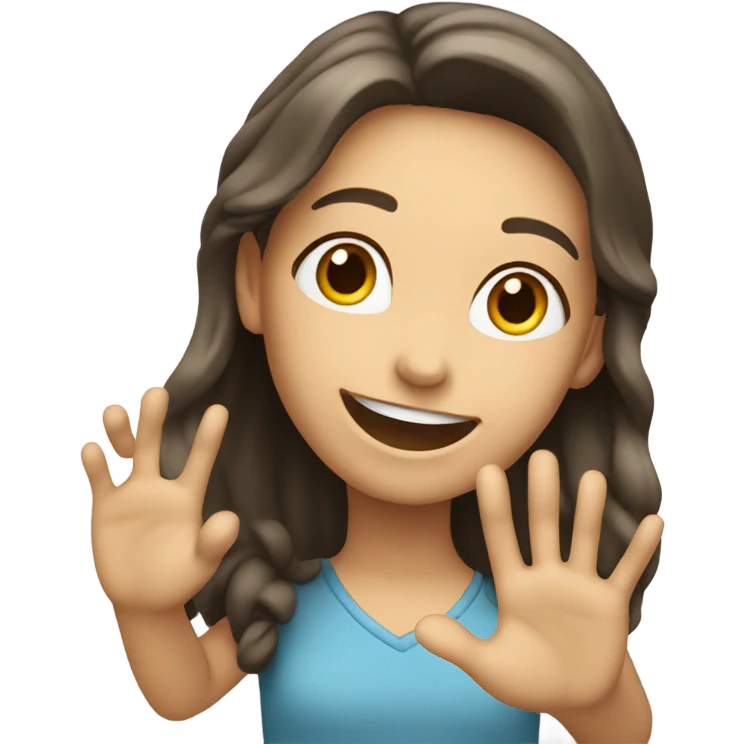 Hay girl emoji