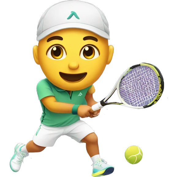 Tennis olympic games emoji