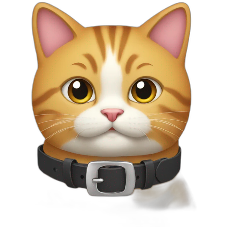 Cat with belt emoji