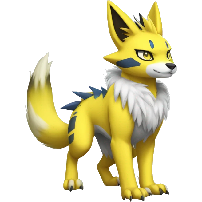 Lombax-Zeraora-Renamon full body emoji