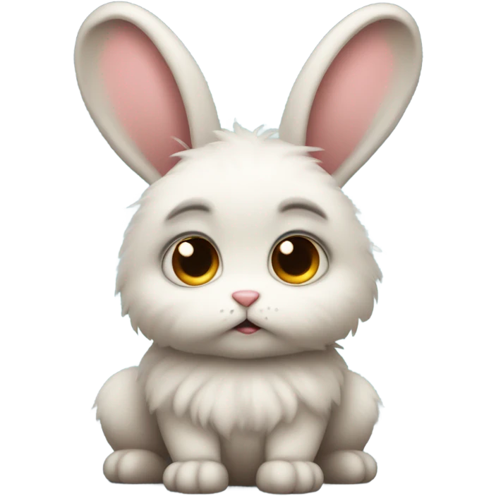 shy bunny emoji