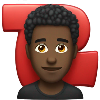 Black guy hanging out of hellcat  emoji