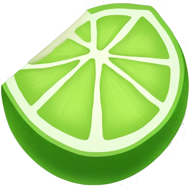 lime wedge emoji