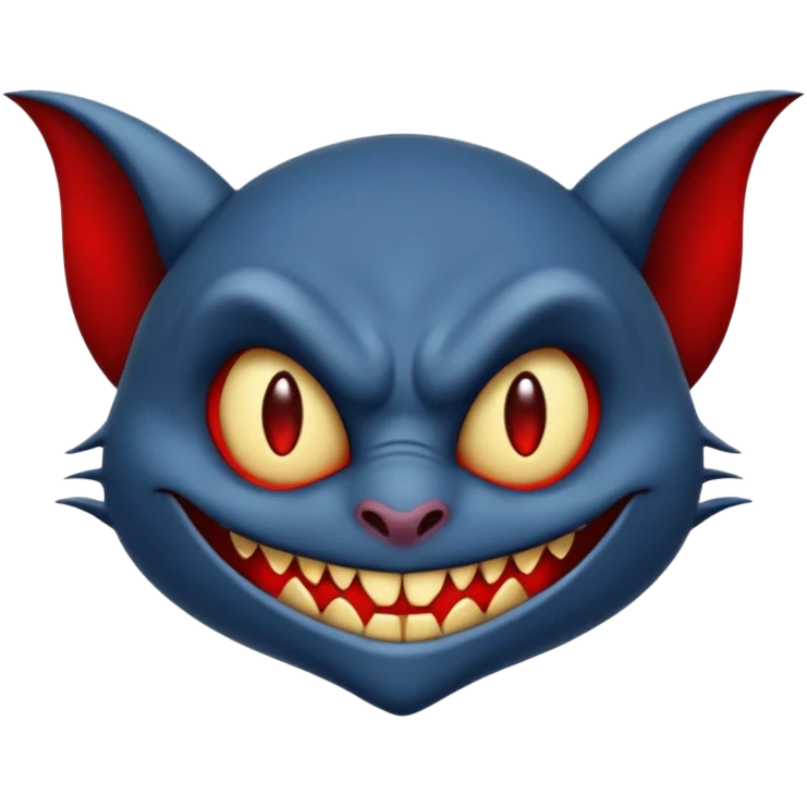 O inima mov,cu trecere spre albastru deschis si coada de drac! emoji