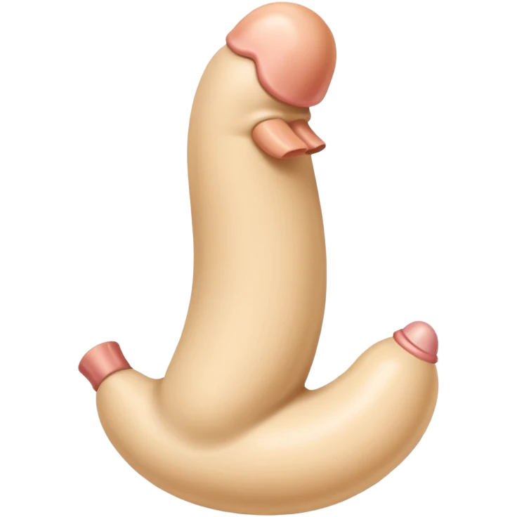 Anatomically correct penis emoji