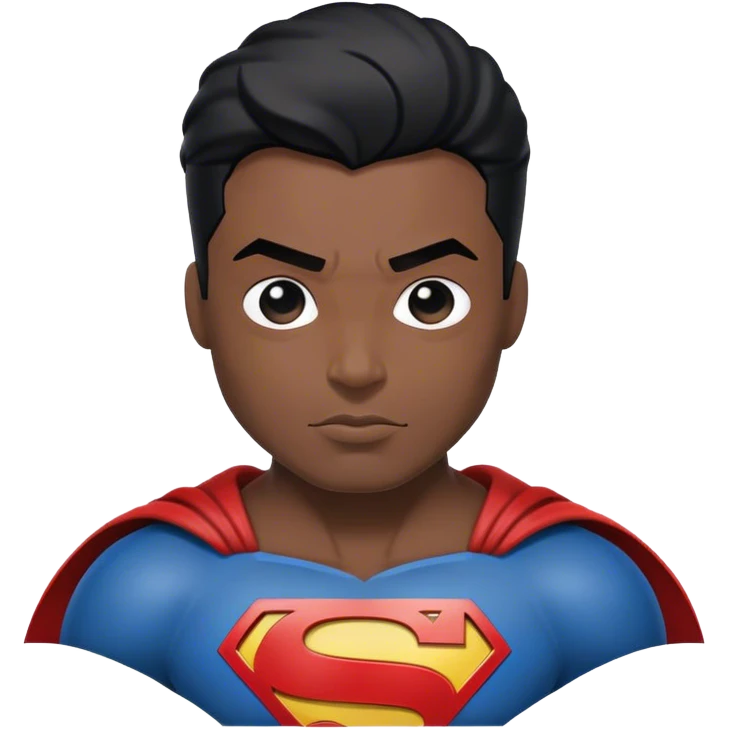 Black superman emoji