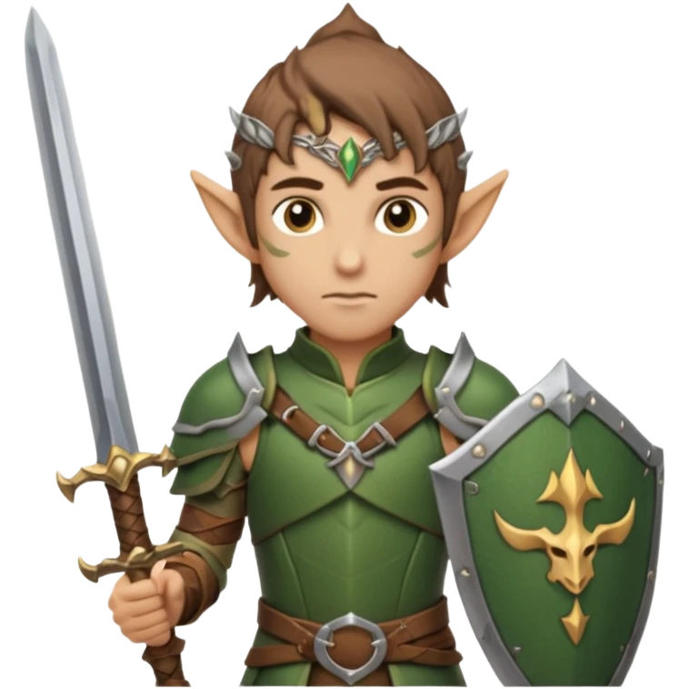 ESO male wood elf warrior emoji