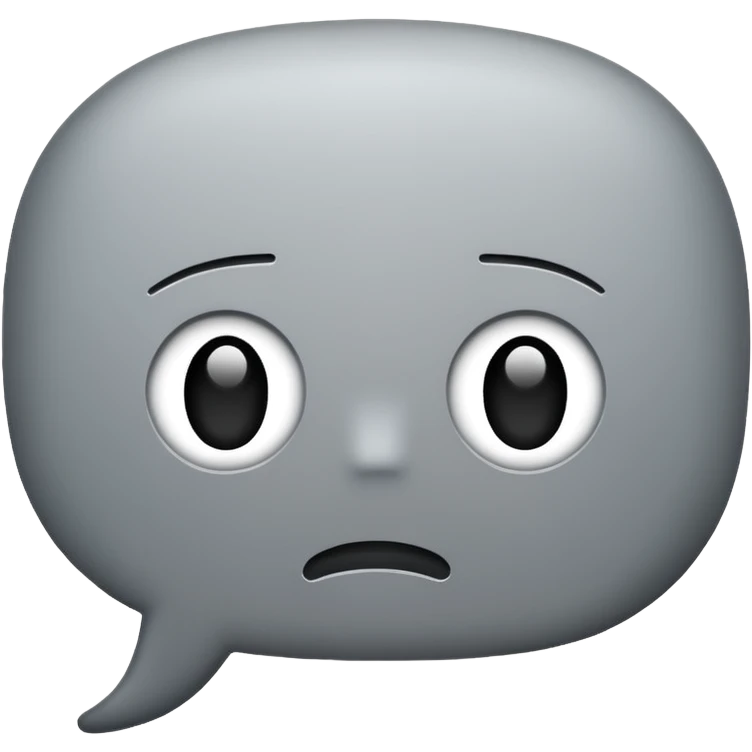 sad speech bubble emoji