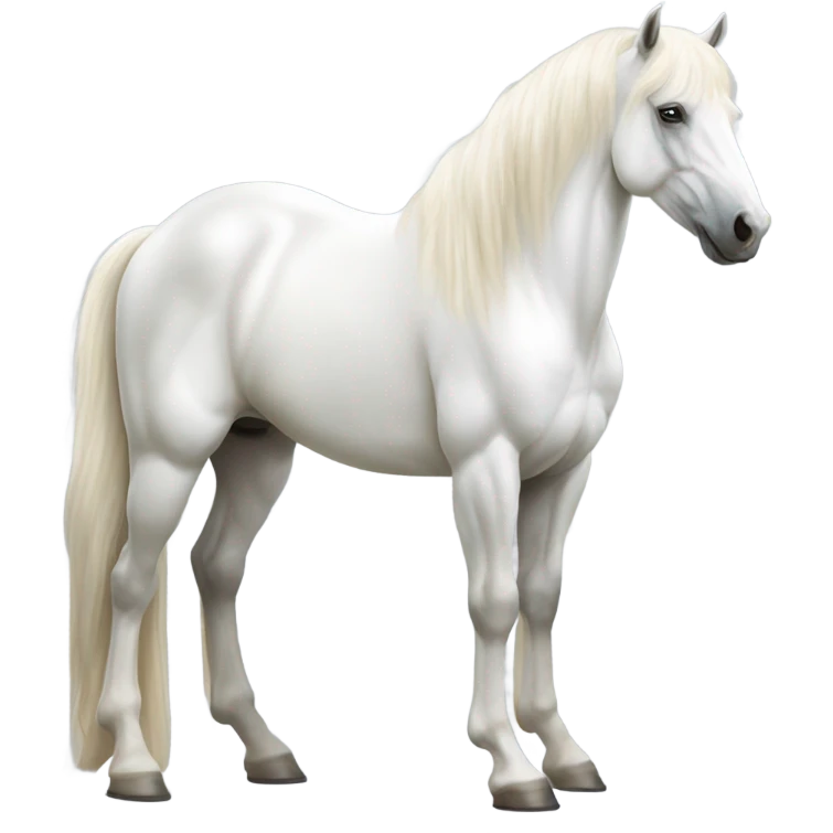 Horse white  emoji