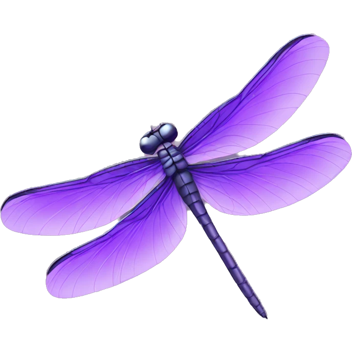 purple dragonfly emoji