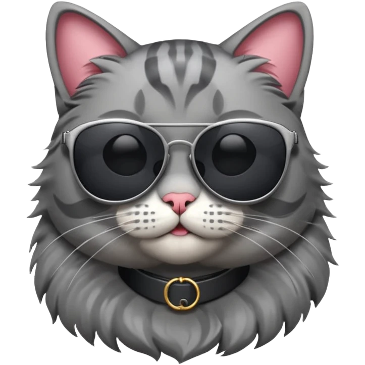 Cat wearing sunglasses emoji