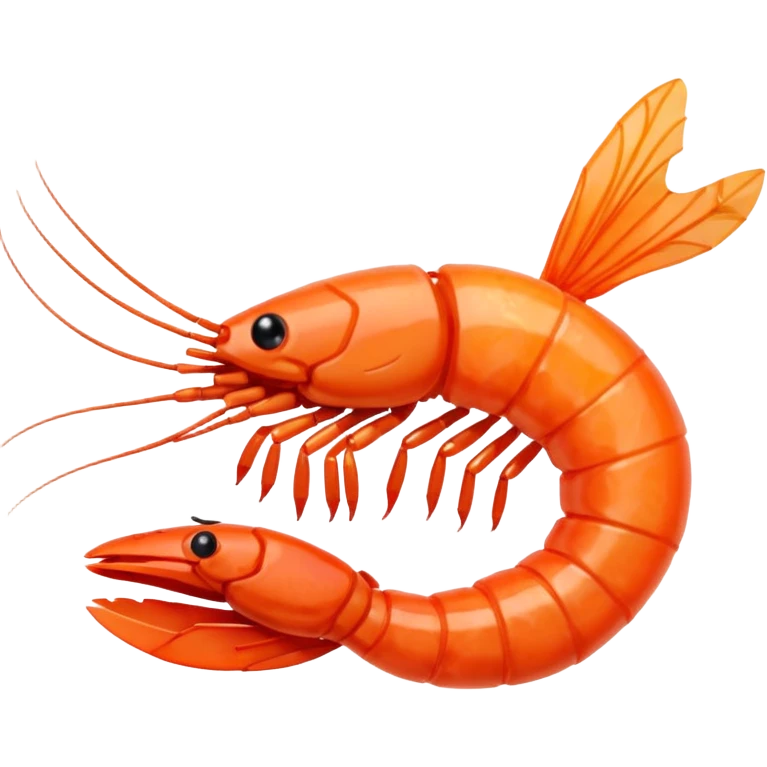 Broken shrimp emoji
