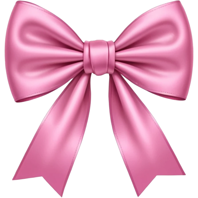 Pink bow emoji