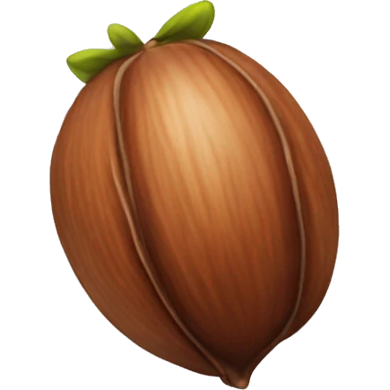 Hazelnut emoji