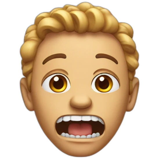 jaw - mewing emoji