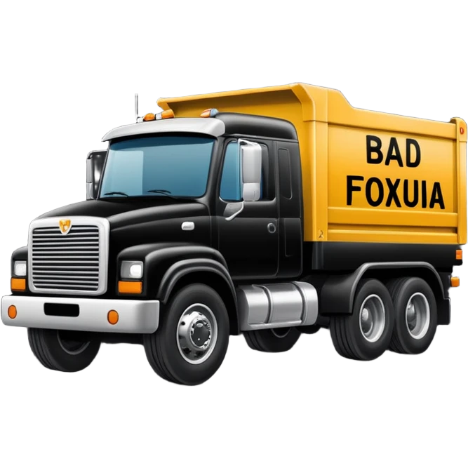 Waberers Truck Dad xf and Text “Едь пожалуйста» emoji