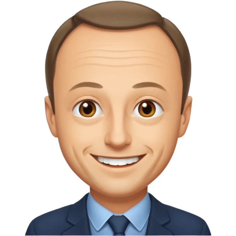 Friedrich Merz emoji, smiling emoji