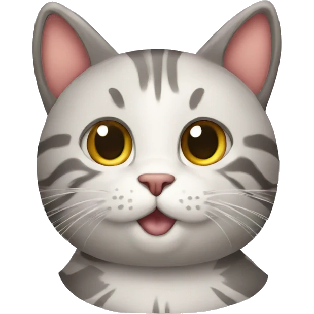 Cat with balloon  emoji