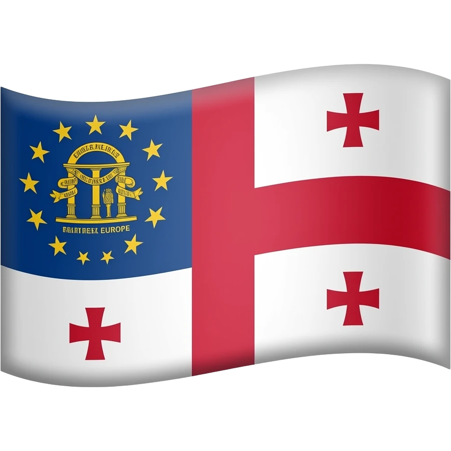 Georgia Europe Flag emoji