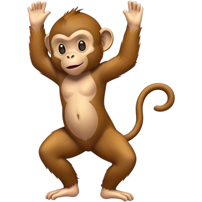 Monkey twerking  emoji