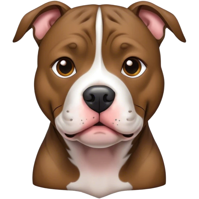 Brindle pitbull emoji