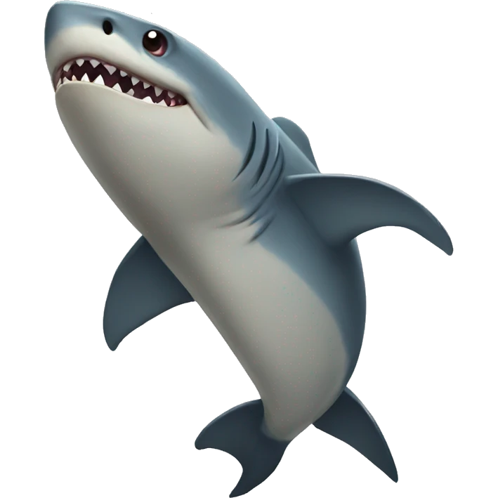 walking shark emoji