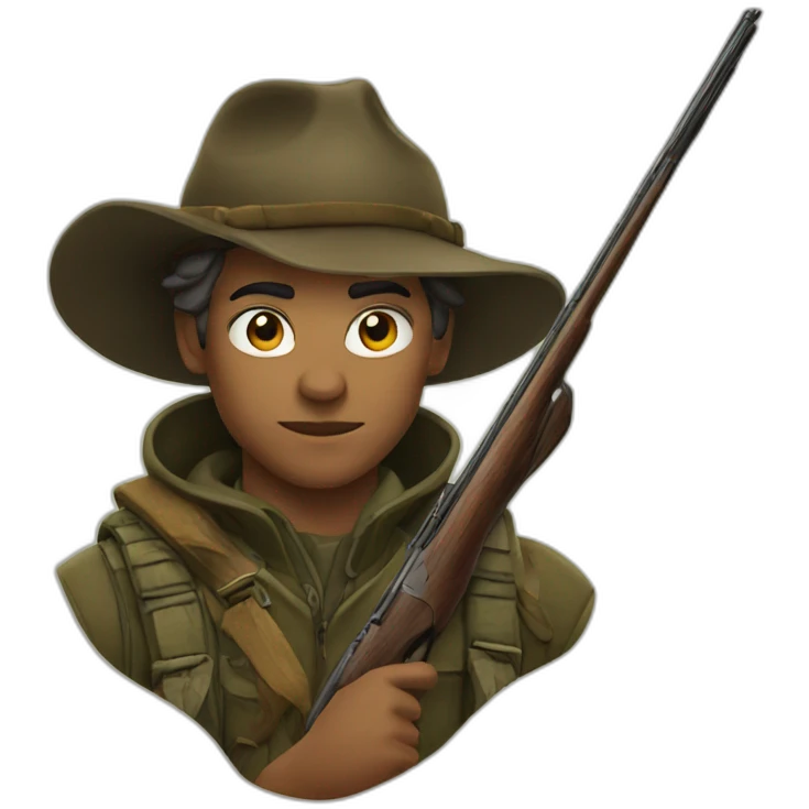 hunter emoji