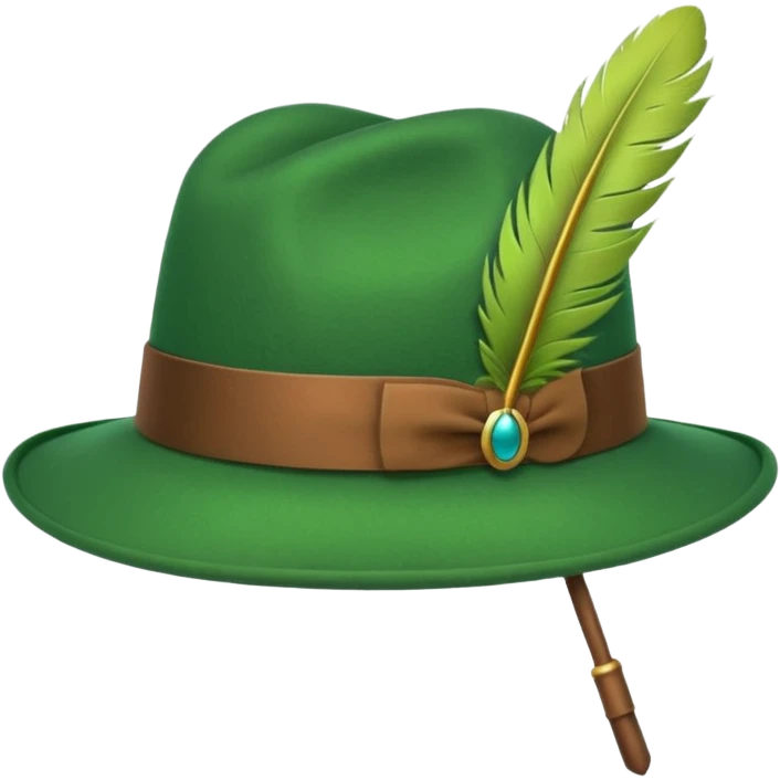 Green hat emoji