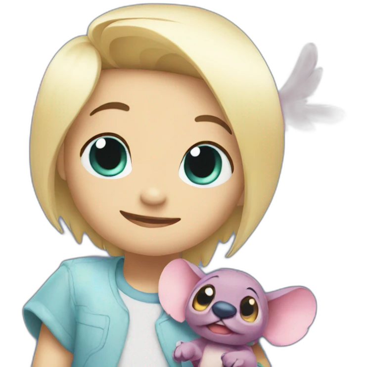 Stitch et angel emoji