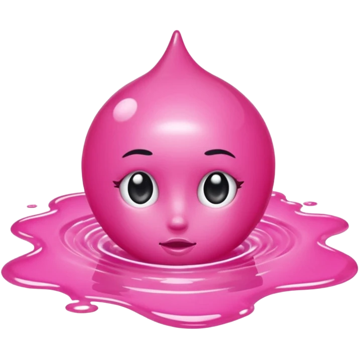 pink oil emoji