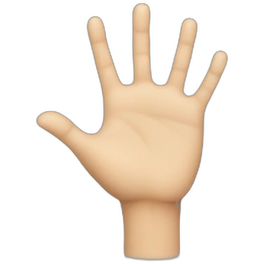 You hand emoji