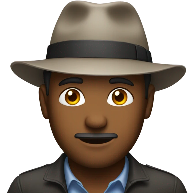 Man with a hat emoji