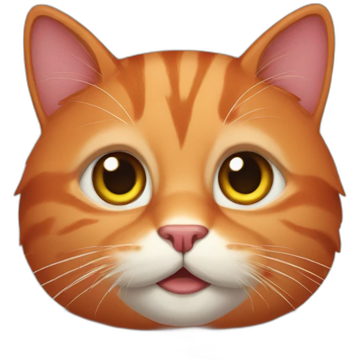 red-cat emoji