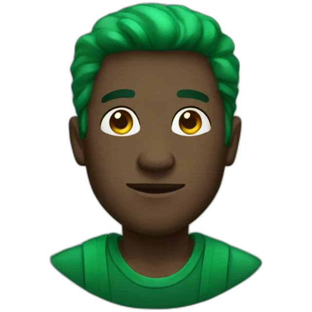 emerald man emoji