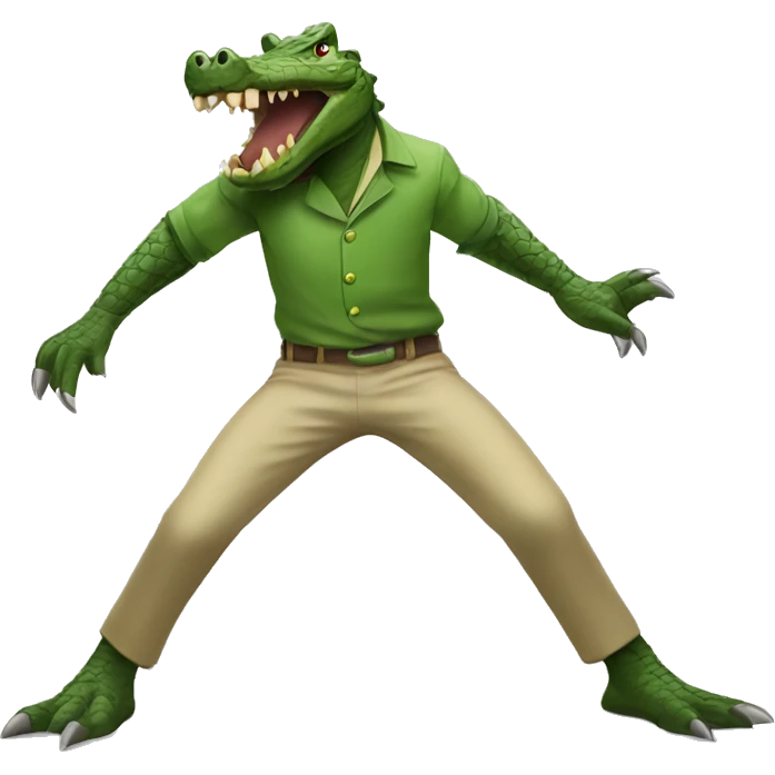 Crocodile whipping tale  emoji