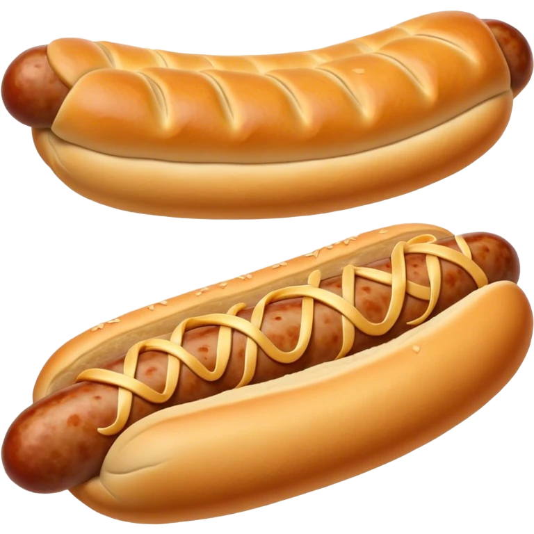 Sausage in dough, Russian  emoji